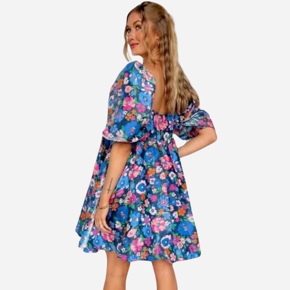 Floral cotton candy dress - Picture 5 of 7